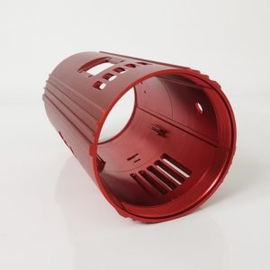 High-Precision Cylindrical Aluminum Housing: CNC Machined & Anodized Enclosure for Industrial Sensors and Communication Devices