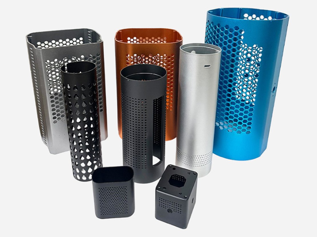 custom anodized aluminum enclosure for intelligent hardware / industrial sensors