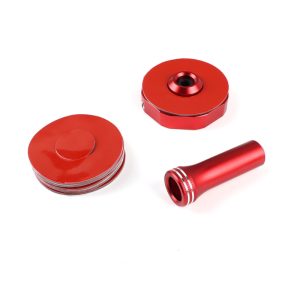 metal aluminum shell fuel tank cap adapter for smoke machine leak detector (evap system)